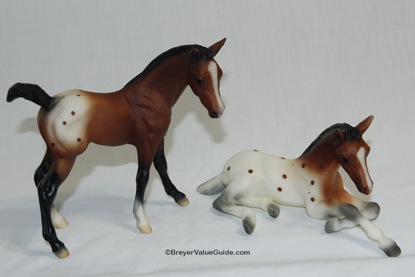 Twin Appaloosa Foals – Breyer Value Guide